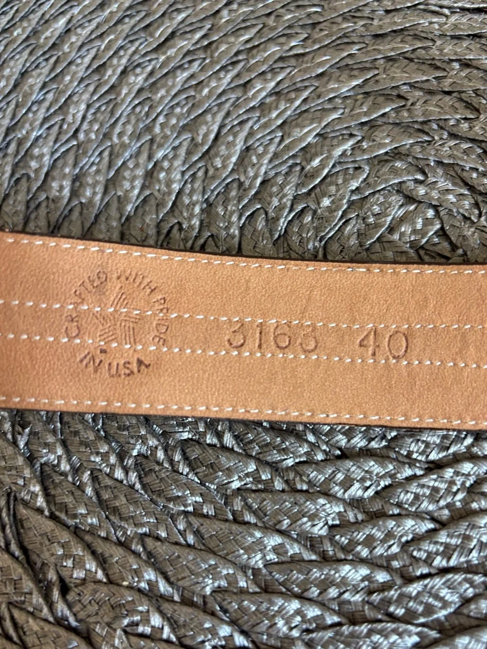 Nadim Women’s or Men’s Leather Brown Cognac Belt